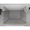 Mexen Exo-3S dušas kabīne 3 sienas bīdāmās 150 x 85 cm, caurspīdīga, zelta - 8151-150-085-50-00-3S