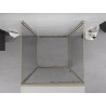 Mexen Exo-S 3S Duschkabine 3-seitig, Schiebetür 120 x 120 cm, transparent, gold - 8151-120-120-50-00-3S