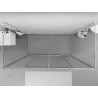 Mexen Exo-S Duo 3S kabina prysznicowa 3-ścienna rozsuwana 170 x 85 cm, transparent, chrom - 8152-170-085-01-00-3S