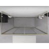 Mexen Exo-3S dušas kabīne 3-sienu bīdāma 190 x 85 cm, caurspīdīga, zelta - 8152-190-085-50-00-3S