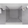 Mexen Exo-BR 3S Duschkabine 3-seitig schwenkbar 70 x 70 cm, transparent, Chrom - 8181-070-070-01-00-3S