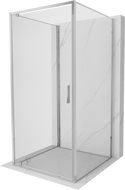Mexen Exo-BR 3S douchecabine 3-zijdelings draaibaar 85 x 85 cm, transparant, chroom - 8181-085-085-01-00-3S