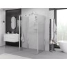 Mexen Exo-BR 3S cabina doccia a 3 pareti battente 100 x 120 cm, trasparente, cromo - 8181-100-120-01-00-3S