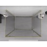 Mexen Exo-3S dušas kabīne 3-sienu atvērta 100 x 90 cm, caurspīdīga, zelta - 8181-100-090-50-00-3S
