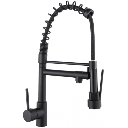 Mexen Corina torneira da cozinha, preta - 670601-70