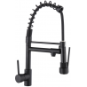 Mexen Corina torneira da cozinha, preta - 670601-70