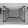 Mexen Exo-BR 3S duša kabīne ar 3 sienām, 75 x 100 cm, caurspīdīga, melna - 8181-075-100-70-00-3S