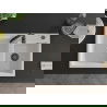 Mexen Tomas Granitspüle 2-Kammer 800 x 500 mm, weiß, schwarzer Siphon - 6516802000-20-B