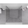 Mexen Exo-BR Duo 3S kabina prysznicowa 3-ścienna uchylna 80 x 80 cm, transparent, chrom - 8182-080-080-01-00-3S