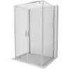 Mexen Exo-BR Duo 3S kabina prysznicowa 3-ścienna uchylna 70 x 95 cm, transparent, chrom - 8182-070-095-01-00-3S