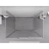 Mexen Exo-3S 3S cabina doccia 3 pareti scorrevole 100 x 75 cm, trasparente, cromo - 8153-100-075-01-00-3S