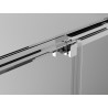 Mexen Exo-3S 3S 3-väggs skjutbar duschkabin 95 x 80 cm, transparent, krom - 8153-095-080-01-00-3S