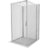 Mexen Exo-3S 3S 3-seitige Duschkabine, verschiebbar 90 x 90 cm, transparent, Chrom - 8153-090-090-01-00-3S
