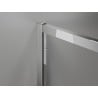 Mexen Exo-3S 3S 3-seitige Duschkabine, verschiebbar 90 x 90 cm, transparent, Chrom - 8153-090-090-01-00-3S
