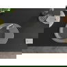 Mexen Kevin granieten spoelbak 1-komerig met afdruiprek 586 x 458 mm, grijs, chromen sifon - 6517581005-71