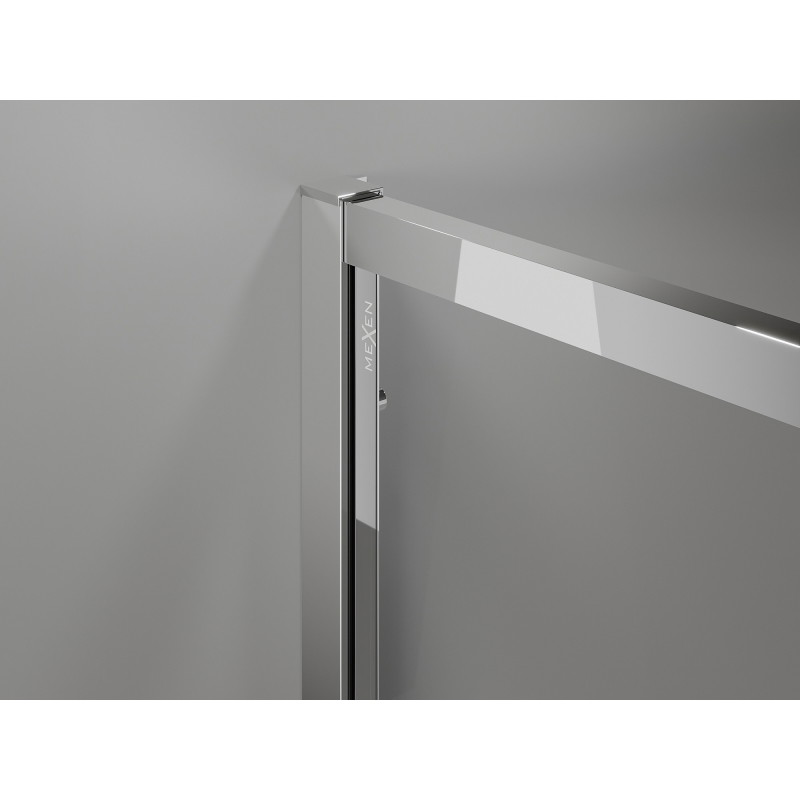 Mexen Exo-3S 3S cabine de duche de 3 lados deslizante 100 x 95 cm, transparente, cromada - 8153-100-095-01-00-3S