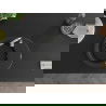 Mexen Kevin zlewozmywak granitowy 1-komorowy z ociekaczem 586 x 458 mm, czarny, syfon chrom - 6517581005-77