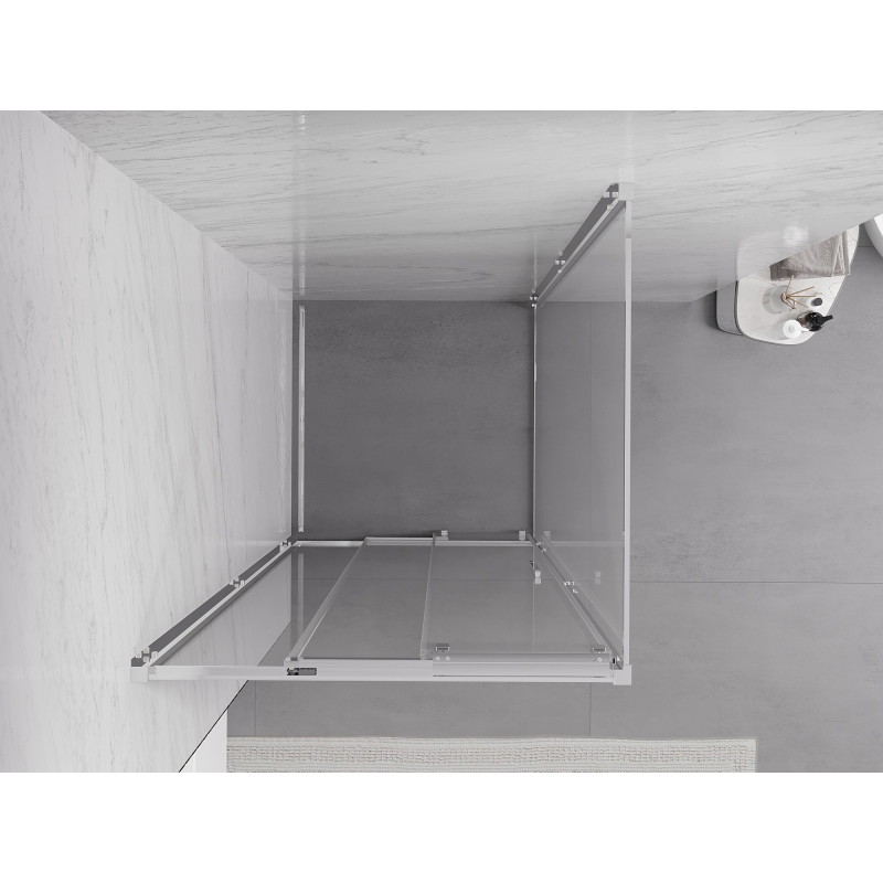 Mexen Exo-3S Schiebeduschkabine 85 x 85 cm, transparent, Chrom - 8153-085-085-01-00