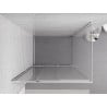 Mexen Exo-3S skjutbar duschkabin 90 x 85 cm, transparent, krom - 8153-090-085-01-00
