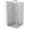 Mexen Exo-3S liuguks dušinurk 90 x 90 cm, läbipaistev, kroom - 8153-090-090-01-00