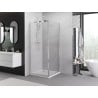 Mexen Exo-3S συρόμενη καμπίνα ντους 90 x 90 cm, διαφανής, χρώμιο - 8153-090-090-01-00