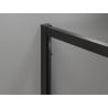 Mexen Exo-3S 95 x 70 cm Schiebeduschkabine, transparent, schwarz - 8153-095-070-70-00