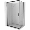 Mexen Exo-3S Schiebeduschkabine 80 x 85 cm, transparent, schwarz - 8153-080-085-70-00