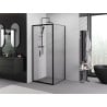 Mexen Exo-3S kabina prysznicowa rozsuwana 85 x 85 cm, transparent, czarna - 8153-085-085-70-00