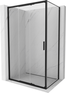 Mexen Exo-3S Schiebetür-Duschkabine 85 x 90 cm, transparent, schwarz - 8153-085-090-70-00