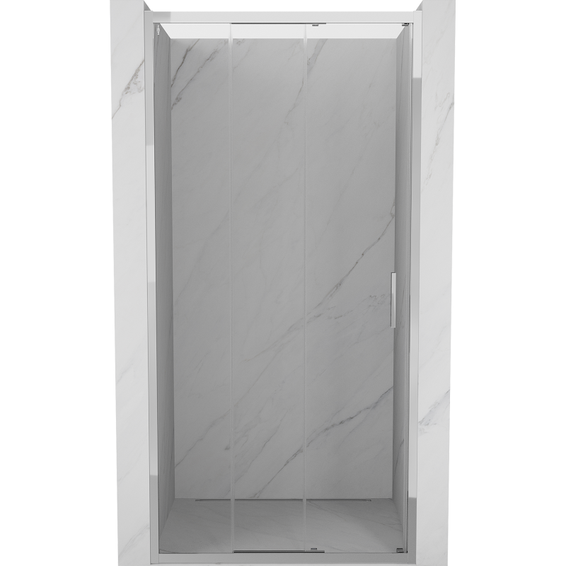 Mexen Exo-3S drzwi prysznicowe rozsuwane 75 cm, transparent, chrom - 8153-075-000-01-00