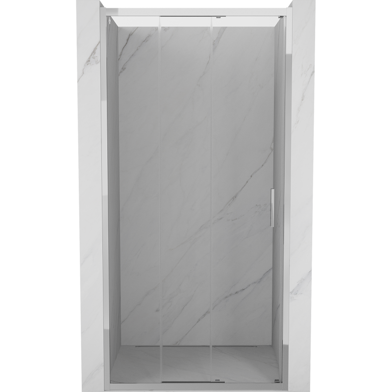 Mexen Exo-3S drzwi prysznicowe rozsuwane 100 cm, transparent, chrom - 8153-100-000-01-00