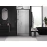Mexen Exo-3S drzwi prysznicowe rozsuwane 75 cm, transparent, czarne - 8153-075-000-70-00