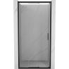 Mexen Exo-3S bīdāmās dušas durvis 75 cm, caurspīdīgas, melnas - 8153-075-000-70-00