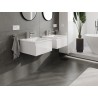 Mexen Orio bathroom cabinet 50 cm with sink Otis, 1 drawer, white gloss - 91A10-05023-1-BF00-W18M00