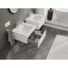 Mexen Orio armario de baño de 50 cm con lavabo Otis, 1 cajón, blanco mate - 91A10-05023-1-BF01-W18M01