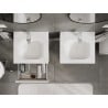 Mexen Orio meuble de salle de bain 50 cm avec lavabo Vela, 1 tiroir, blanc mat - 91A10-05023-1-BF01-W23M01