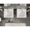 Mexen Orio mobile da bagno 50 cm con lavabo Vela, 1 cassetto, grigio opaco/bianco opaco - 91A10-05023-1-BF62-W23M01