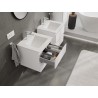 Mexen Orio vannitoakapp 50 cm koos valamuga Otis, 2 sahtlit, valge matt - 91A10-05047-2-BFF01-W18M01