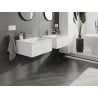 Mexen Orio meuble de salle de bains 60 cm avec lavabo Otis, 1 tiroir, blanc mat - 91A10-06023-1-BF01-W18M01