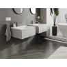 Mexen Orio bathroom cabinet 60 cm with Otis washbasin, 1 drawer, grey matte/white matte - 91A10-06023-1-BF62-W18M01
