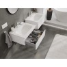 Mexen Orio mobiletto da bagno 60 cm con lavabo Vela, 1 cassetto, bianco opaco - 91A10-06023-1-BF01-W23M01