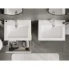 Mexen Orio vannitoakapp 60 cm valamu Otisega, 2 sahtlit, valge läige - 91A10-06047-2-BFF00-W18M00