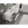 Mexen Orio mobile da bagno 60 cm con lavabo Otis, 2 cassetti, bianco opaco - 91A10-06047-2-BFF01-W18M01