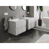 Mexen Orio mobile bagno 60 cm con lavabo Otis, 2 cassetti, grigio opaco/bianco opaco - 91A10-06047-2-BFF62-W18M01
