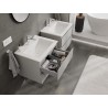 Mexen Orio mobile bagno 60 cm con lavabo Otis, 2 cassetti, grigio opaco/bianco opaco - 91A10-06047-2-BFF62-W18M01