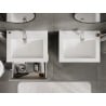 Mexen Orio gabinete de baño 60 cm con lavabo Otis, 2 cajones, gris mate/blanco mate - 91A10-06047-2-BFF62-W18M01