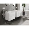 Mexen Orio armoire de salle de bain 60 cm avec lavabo Vela, 2 tiroirs, blanc brillant - 91A10-06047-2-BFF00-W23M00