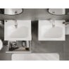 Mexen Orio mueble de baño 60 cm con lavabo Vela, 2 cajones, blanco brillo - 91A10-06047-2-BFF00-W23M00