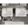 Mexen Orio armario de baño 60 cm con lavabo Vela, 2 cajones, blanco mate - 91A10-06047-2-BFF01-W23M01