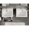 Mexen Orio armario de baño 60 cm con lavabo Vela, 2 cajones, gris mate/blanco mate - 91A10-06047-2-BFF62-W23M01